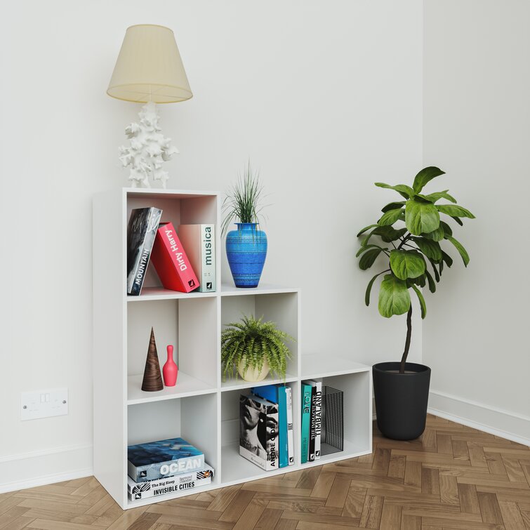 Stepped deals shelving unit